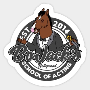 School of acting Sticker